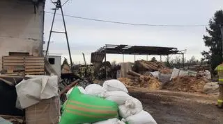 Na miejscu działało 11 zastępów