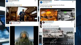 Wpisy w mediach społecznościowych partii i polityków - tak się roznosi propaganda stworzona z użyciem AI 