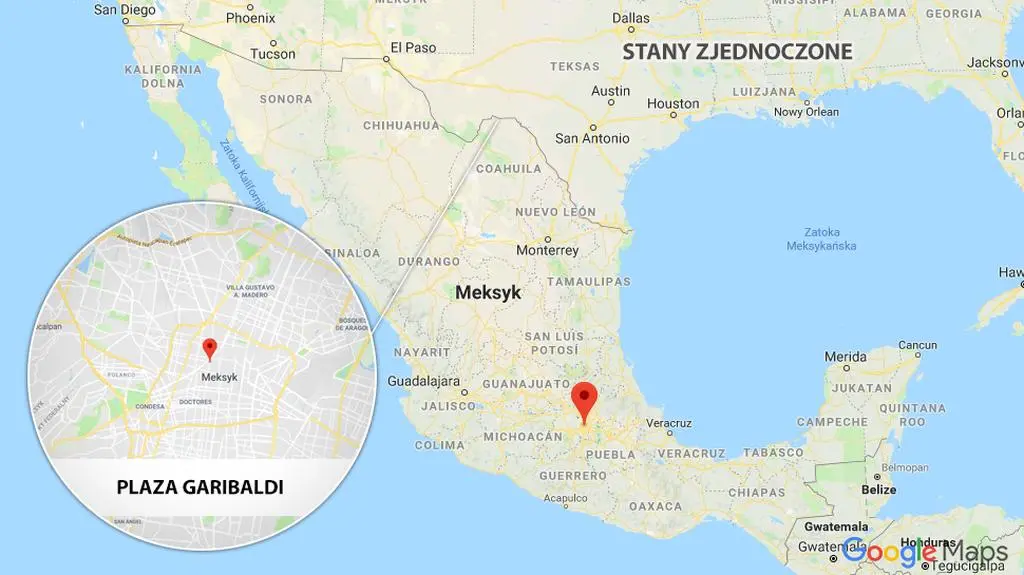 Do ataku doszło na Plaza Garibaldi w Mexico City