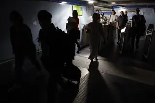 Awaria prądu w Hiszpanii. Na zdjęciu metro w Madrycie