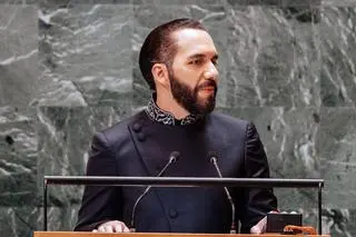 Nayib Bukele, przywódca Salwadoru