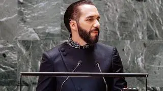 Nayib Bukele na zdjęciu z 24 września 2024 roku