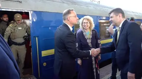 Prezydent Andrzej Duda pojawił się w Kijowie