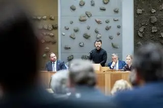 Prezydent Ukrainy Wołodymyr Zełenski