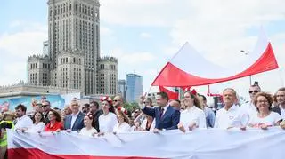 Wielki Marsz Patriotów Rafała Trzaskowskiego w Warszawie