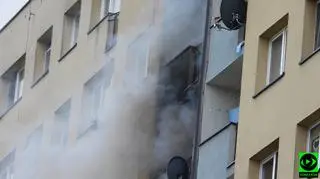 Płonęło mieszkanie w Tychach	