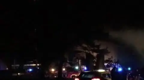 Pożar wybuchł w Nieporazie