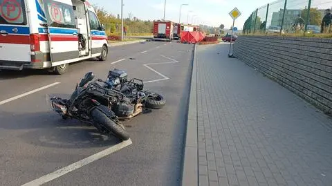 Jechał motorowerem, nie przeżył zderzenia z motocyklem