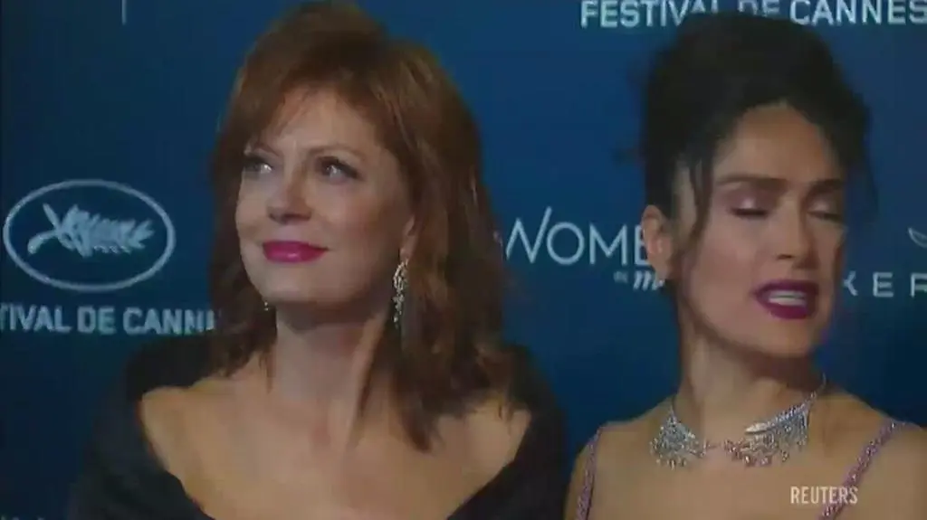 Susan Sarandon na festiwalu w Cannes