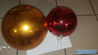 Skradzione bombki ze świątecznej iluminacji w Lubinie