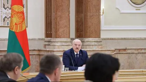 Łukaszenka na posiedzeniu białoruskiego rządu 