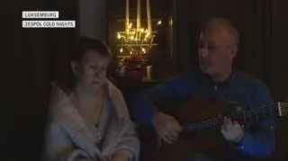 Cold Nights group sing "Silent Night" in Luxembourgish
