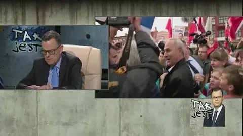 Jan Lityński i Jarosław Sellin w Tak jest