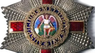 Wizerunek na Orderze św. Michała i św. Jerzego