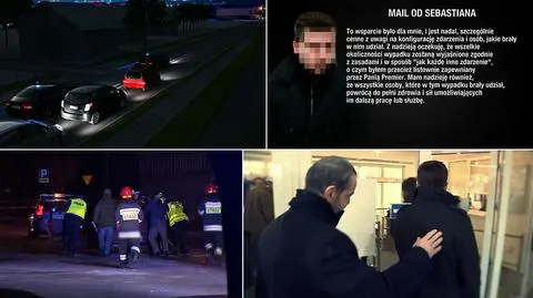 Śledczy w sprawie wypadku premier milczą. Głos zabrał podejrzany