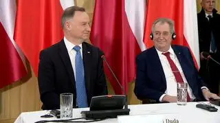Duda zażartował po pytaniu o słowach Babisza