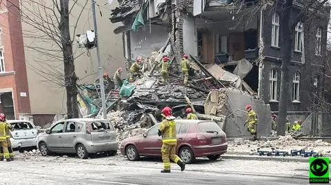 Po wybuchu gazu zawalił się budynek mieszkalny w Katowicach