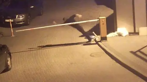 Policjanci poszukują sprawcy uszkodzenia szlabanu w Elblągu