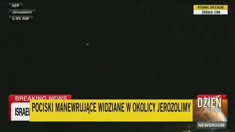 Irańskie drony nad Jerozolimą