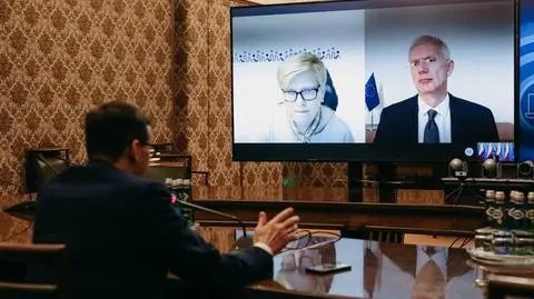Wideokonferencja Mateusza Morawieckiego z premierami Litwy i Łotwy