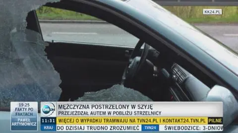 Postrzelony w szyję: miałem wielkie szczęście