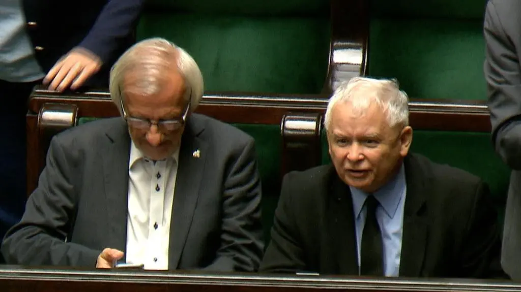 Won stąd! Zamknij mordę chamie! Kaczyńskiemu puściły nerwy