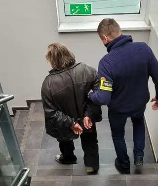 Jeden z mężczyzn zatrzymanych przez policję 