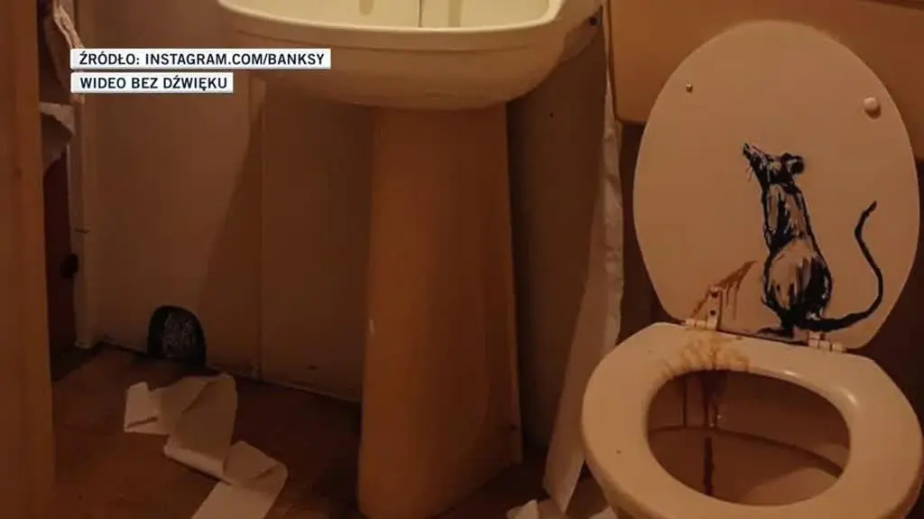 Banksy też pracuje z domu w czasie pandemii COVID-19