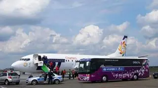 Reprezentanci Chorwacji na lotnisku 