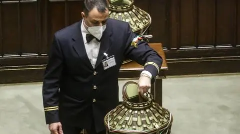 Głosowanie na prezydenta we włoskim parlamencie