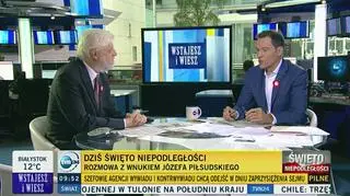 Wnuk Piłsudskiego: Ja się cieszę i obserwuję z radością, że jesteśmy bogatym krajem