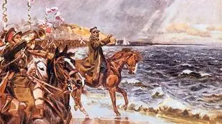 Obraz "Zaślubiny Polski z Bałtykiem" Wojciecha Kossaka 