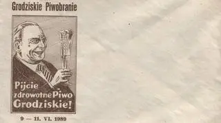 Koperta giełdy piwowarskiej z 1989 r