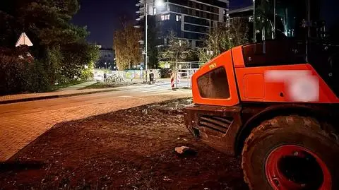 Wypadek przy budowie chodnika. Nie żyje 38-latek