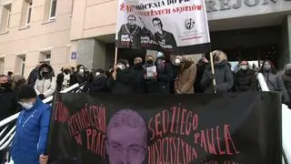 Demonstracja poparcia w obronie sędziego Juszczyszyna