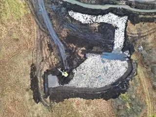 Prace na węźle wodnym Modzelówka