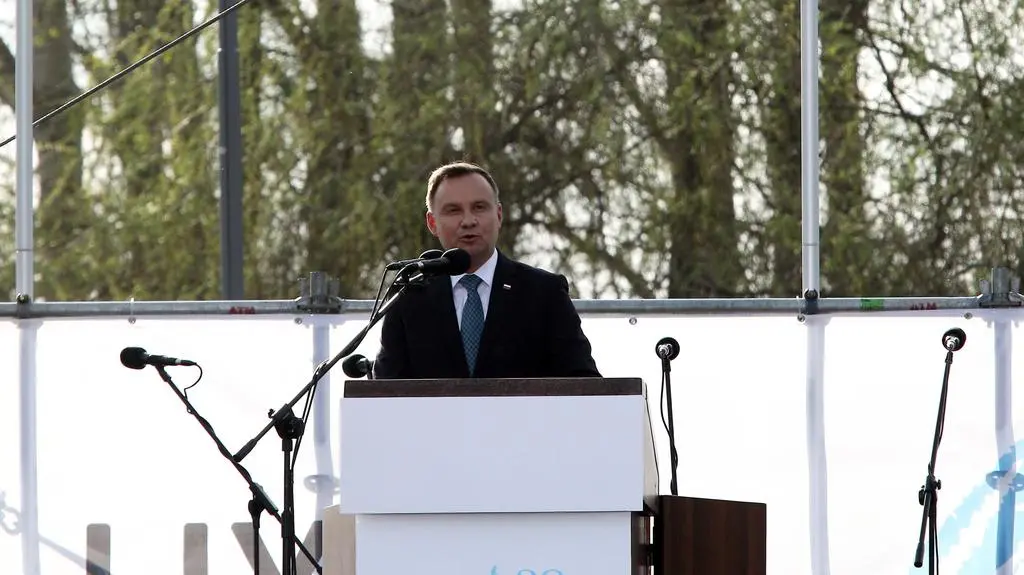 Przemówienie Andrzeja Dudy na Marszu Żywych