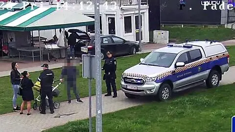 Interwencja straży gminnej w Czerwonaku