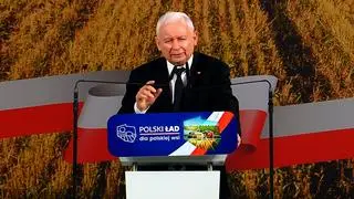 Jarosław Kaczyński na konwencji 