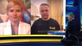 Goście "Faktów po Faktach" - profesor Katarzyna Pisarska i mer Lwowa Andrij Sadowy - o atakach na ukraińskie miasta