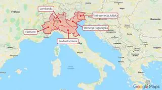 W regionach Lombardia, Wenecja Euganejska, Piemont, Emilia- Romania oraz Friuli-Wenecja Julijska lokalne władze zdecydowały o zamknięciu od szkół i uniwersytetów