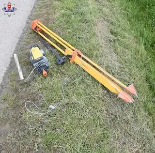 Niedoszli złodzieje porzucili łup