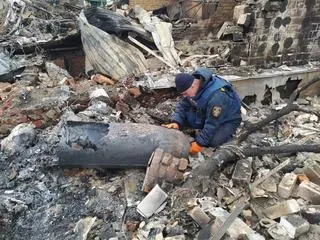 Rozminowanie bomby w Czernichowie