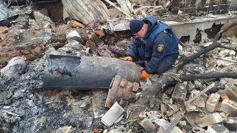 Rozminowanie bomby w Czernichowie