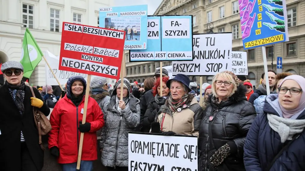 Protestujemy przeciw rasizmowi przeciwko ksenofobii