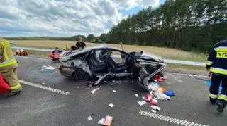 Brzezie. Wypadek z udziałem trzech aut