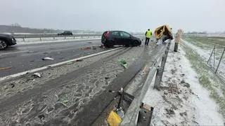 Karambol na autostradzie A4 na Podkarpaciu