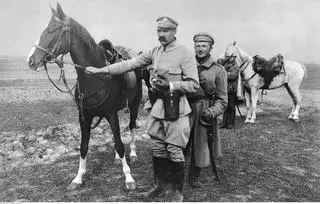 Józef Piłsudski z Kasztanką