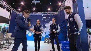 Twórcy robota Rexio w rozmowie z reporterem Janem Niedziałkiem