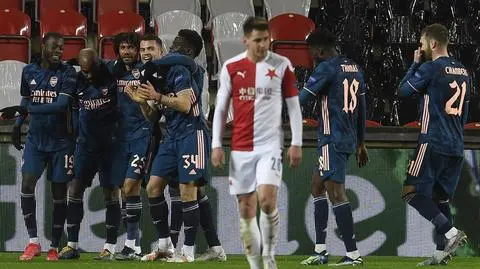 Trzy gole w sześć minut. Arsenal szybko wybił Slavii awans z głowy